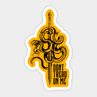 Dont Tread on Me - Distressed Sticker